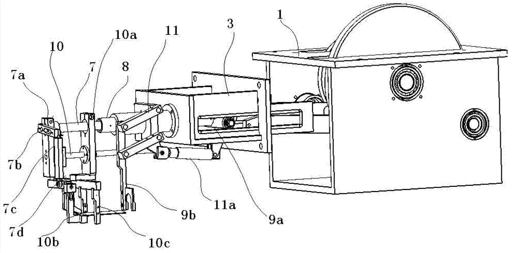 Material-pushing and box-packing device