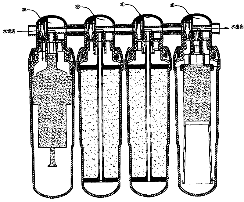 Water dispenser with purification device