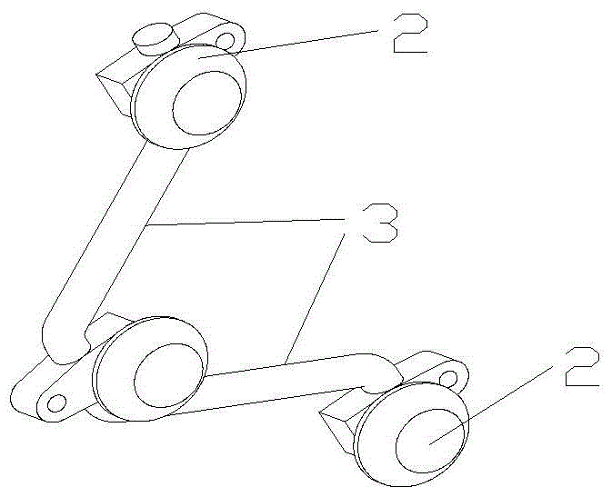 A high-altitude cable climbing mechanism and robot based on elastic frame