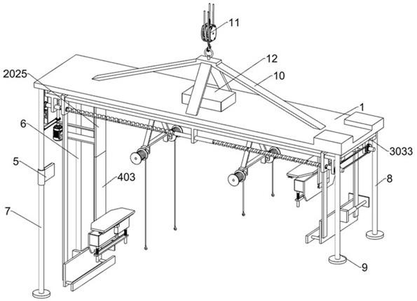 Hoisting equipment for fabricated building construction