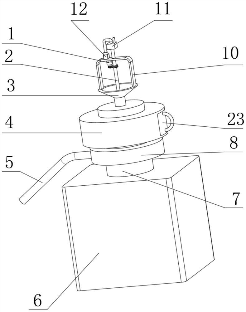 Efficient integrated rural sewage treatment device and sewage treatment method