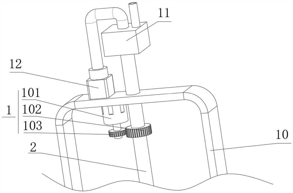 Efficient integrated rural sewage treatment device and sewage treatment method