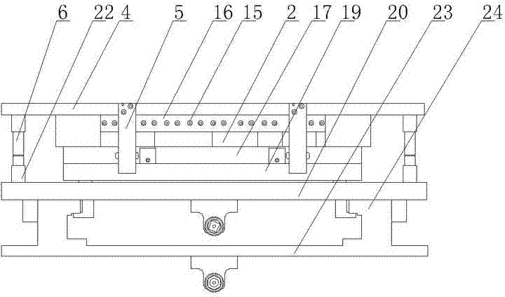 Side undercutting mechanism for side plate of automobile radiator