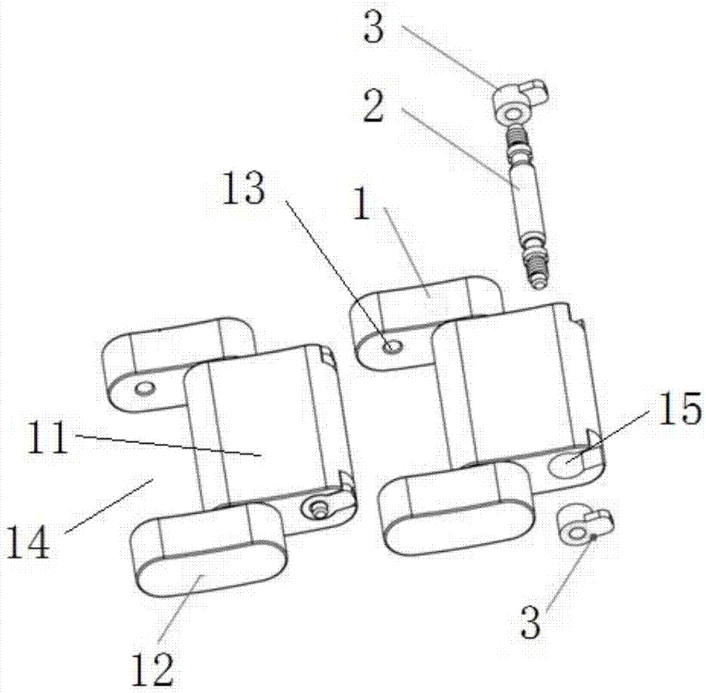 Simple dismounting and mounting structure of watchband, and watch