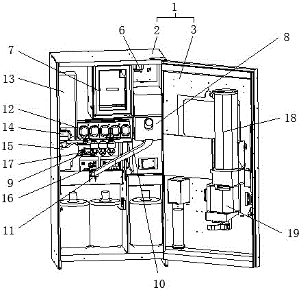 Slurry-typed automatic coffee machine and control system thereof