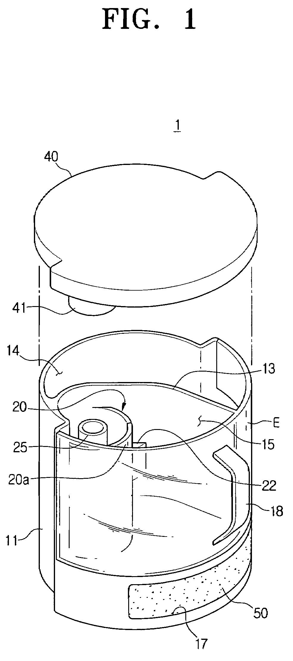 Dust collecting apparatus for vacuum cleaner
