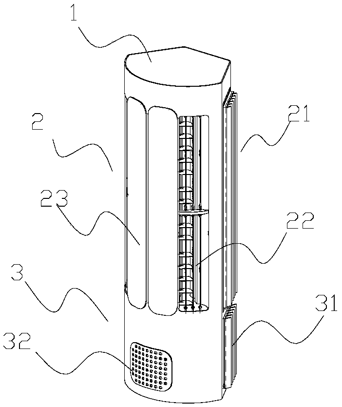 Air conditioning and purification integrated machine