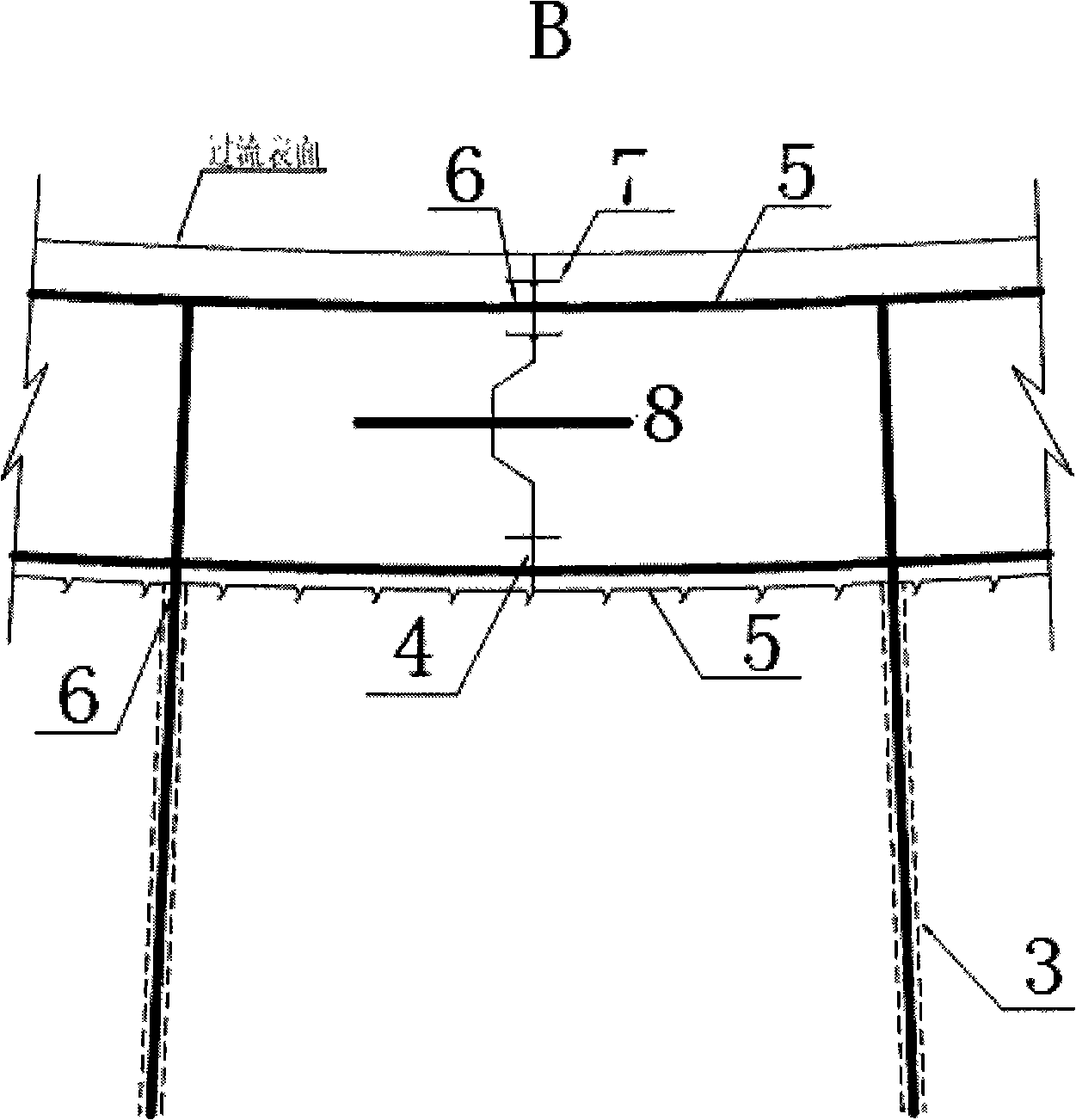 High-geostress narrow-valley inverted arch plunge pool and design method thereof