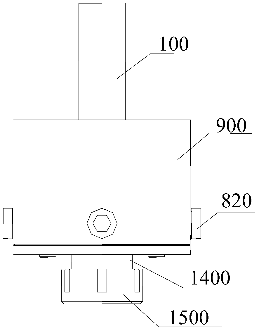 Honing head device and honing machine with same