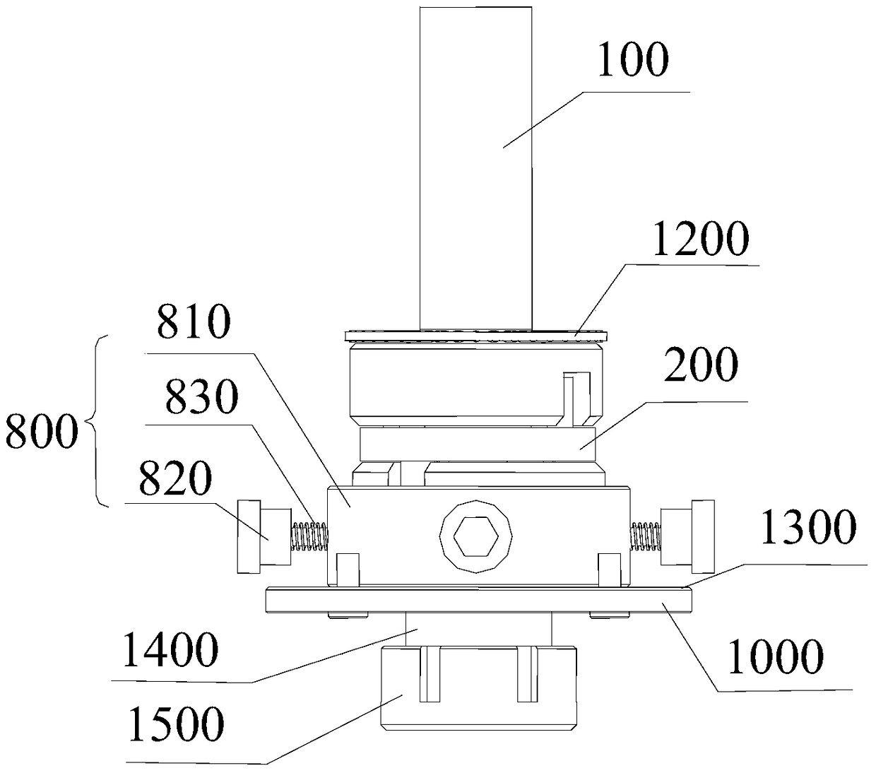 Honing head device and honing machine with same