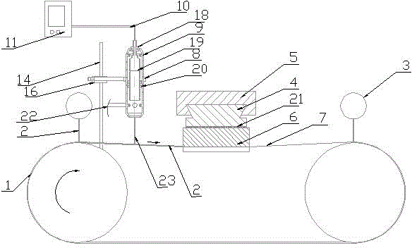 Online monitoring device and method for wire bow of wire mesh of multi-wire sawing machine