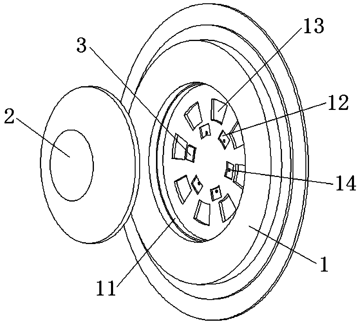 Pronunciation component of a headphone or speaker