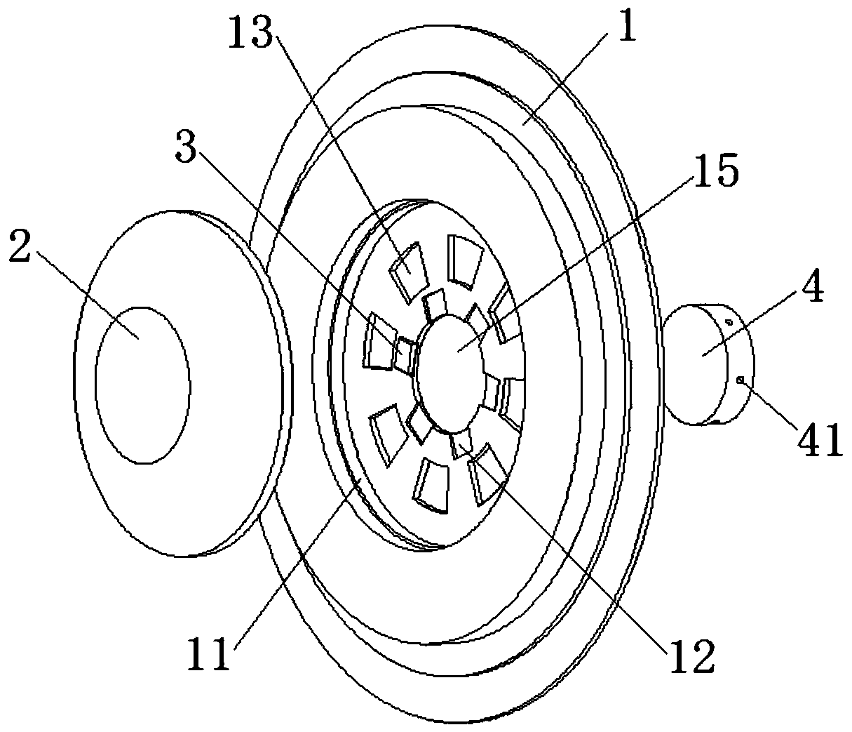 Pronunciation component of a headphone or speaker