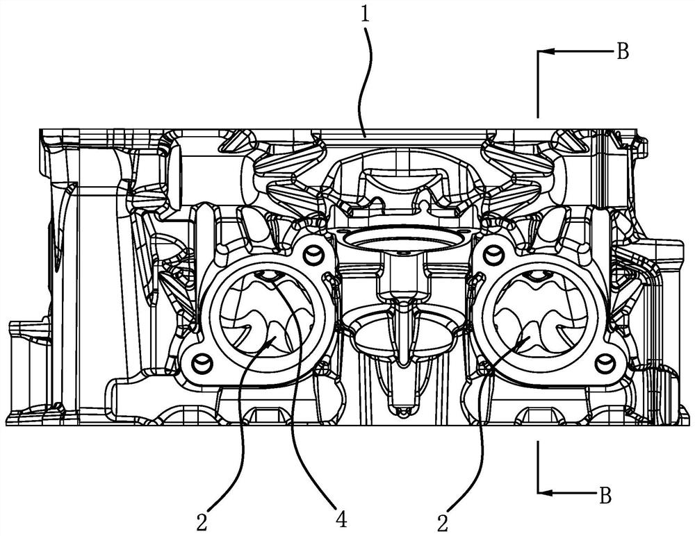 Gas supplementing structure of motorcycle engine