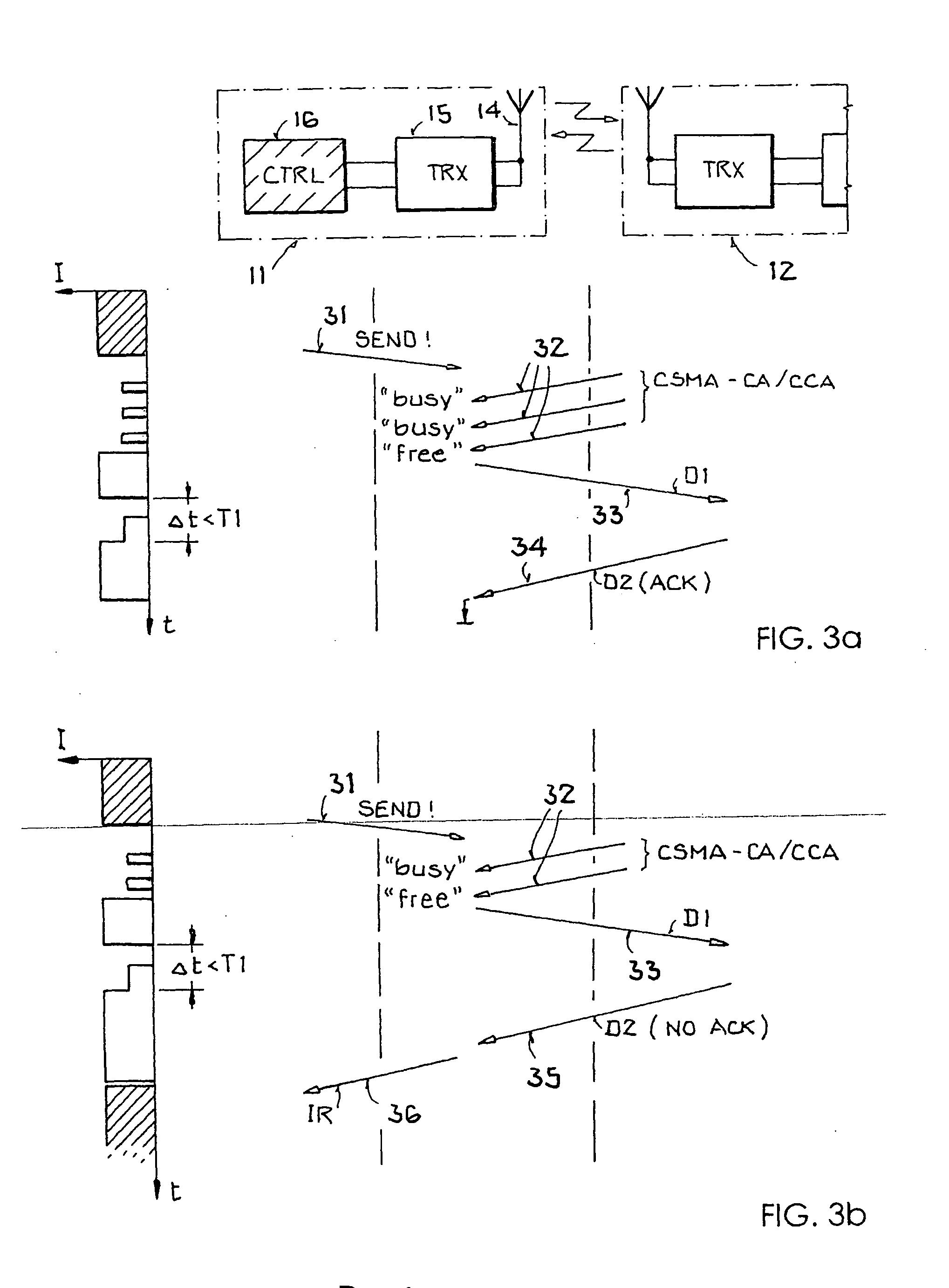 Device for transmitting and receiving