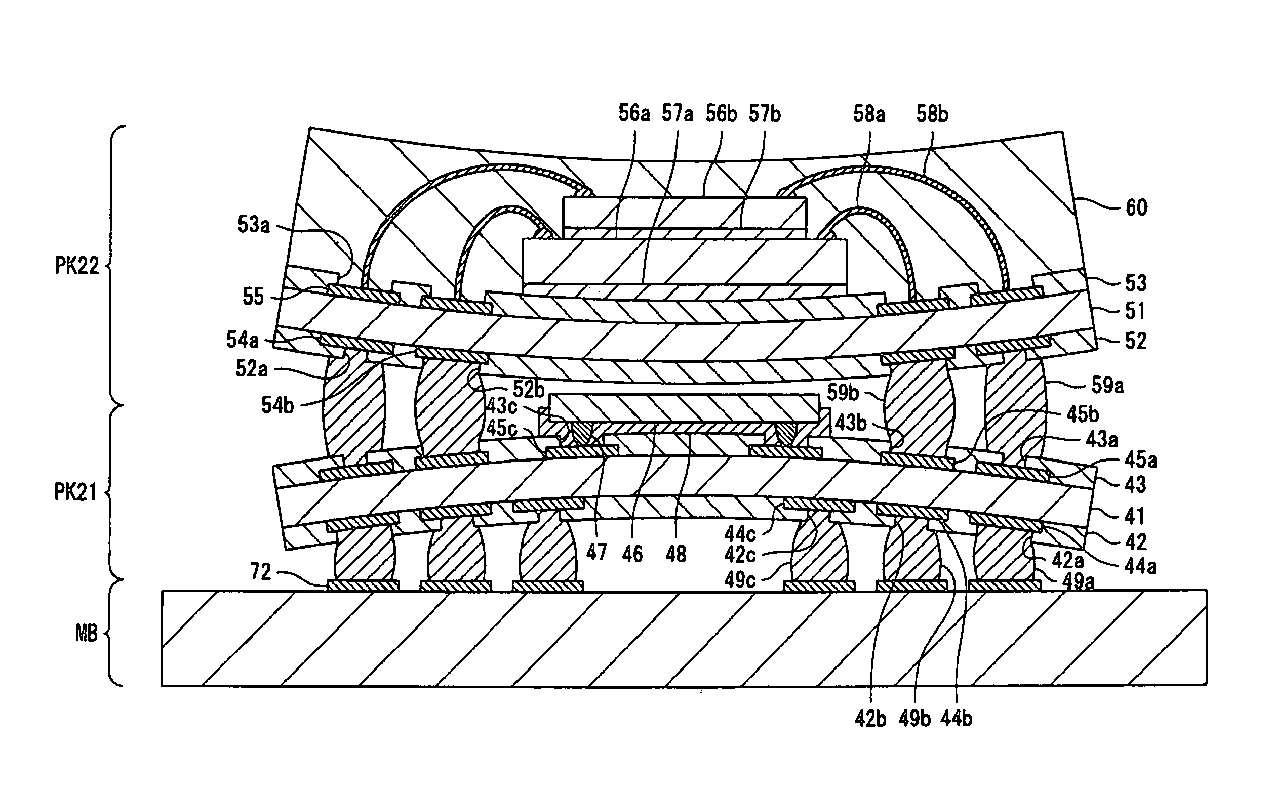 Semiconductor device, semiconductor package, electronic device, electronic apparatus, and manufacturing methods of semiconductor device and electronic device