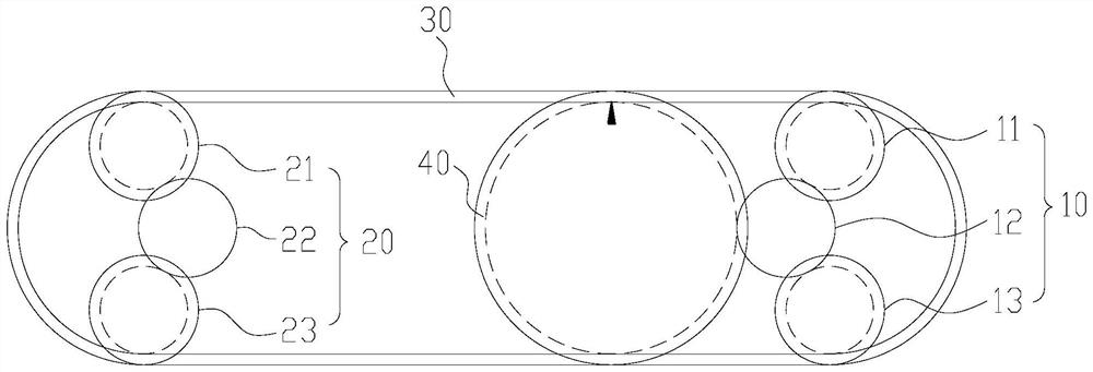 Lens switching module, camera device and mobile terminal