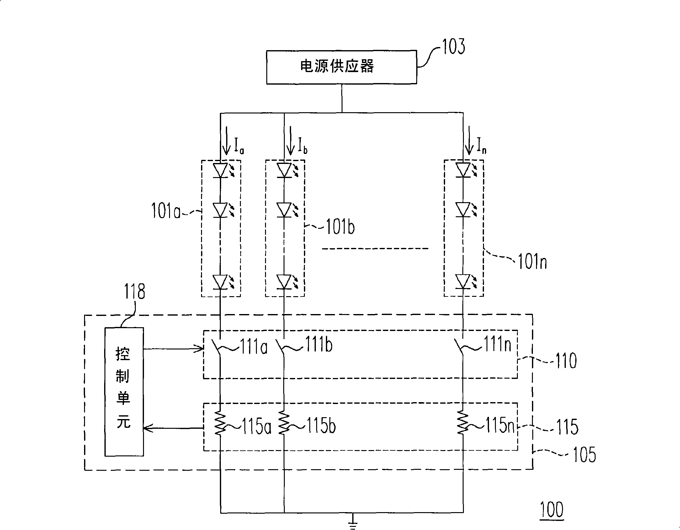 Back light device and its brightness control circuit control method