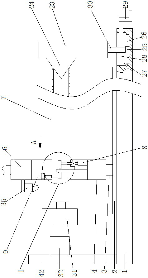 Mechanical automatic spraying device based on computer vision