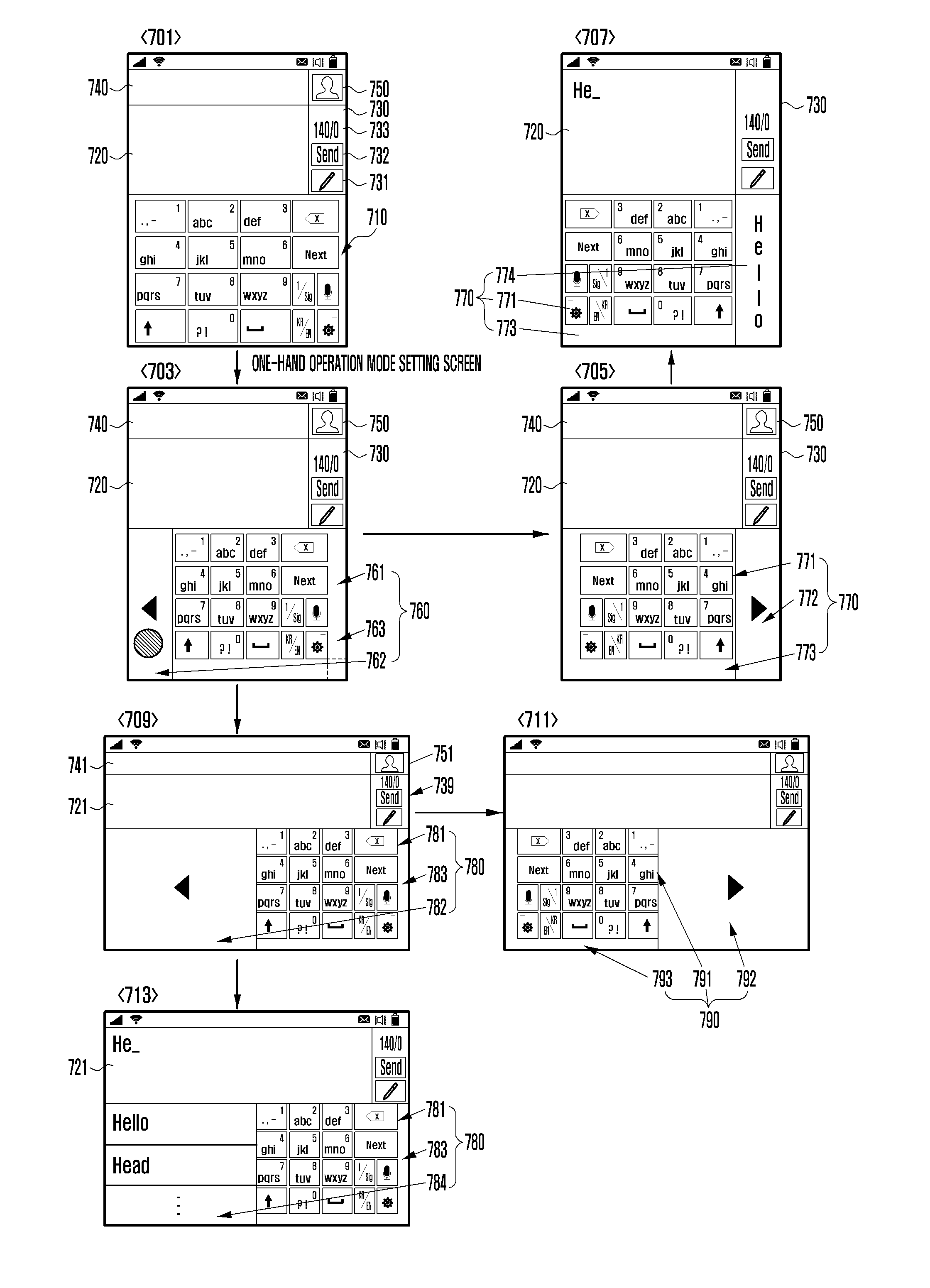 Method of operating a display unit and a terminal supporting the same