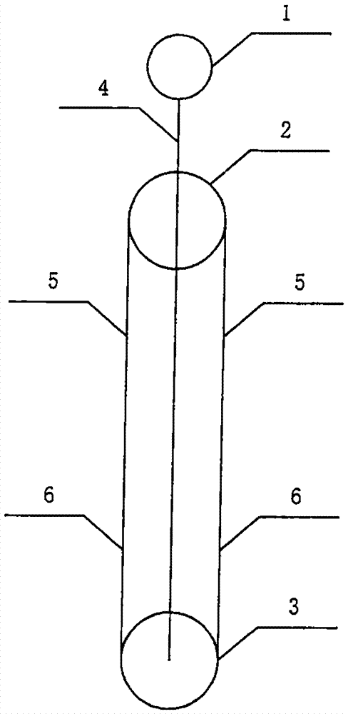 Umbrella-supporting type conical fish hook