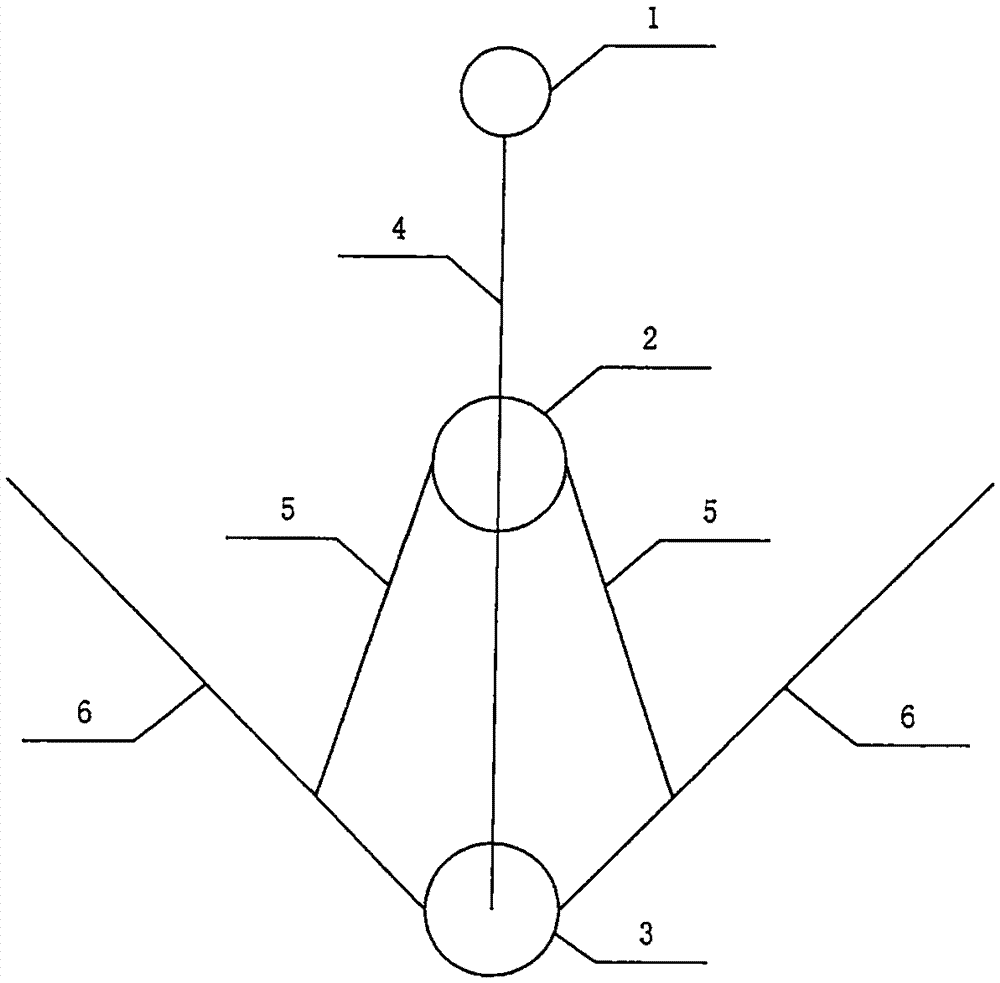 Umbrella-supporting type conical fish hook