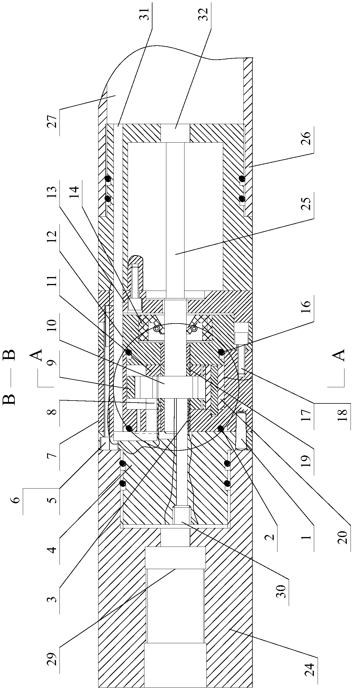 Internal meshing gear pump for small hole oil pipe plug for oilfield petroleum machinery