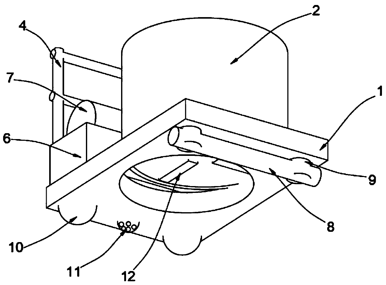 Indoor ground concrete pouring equipment