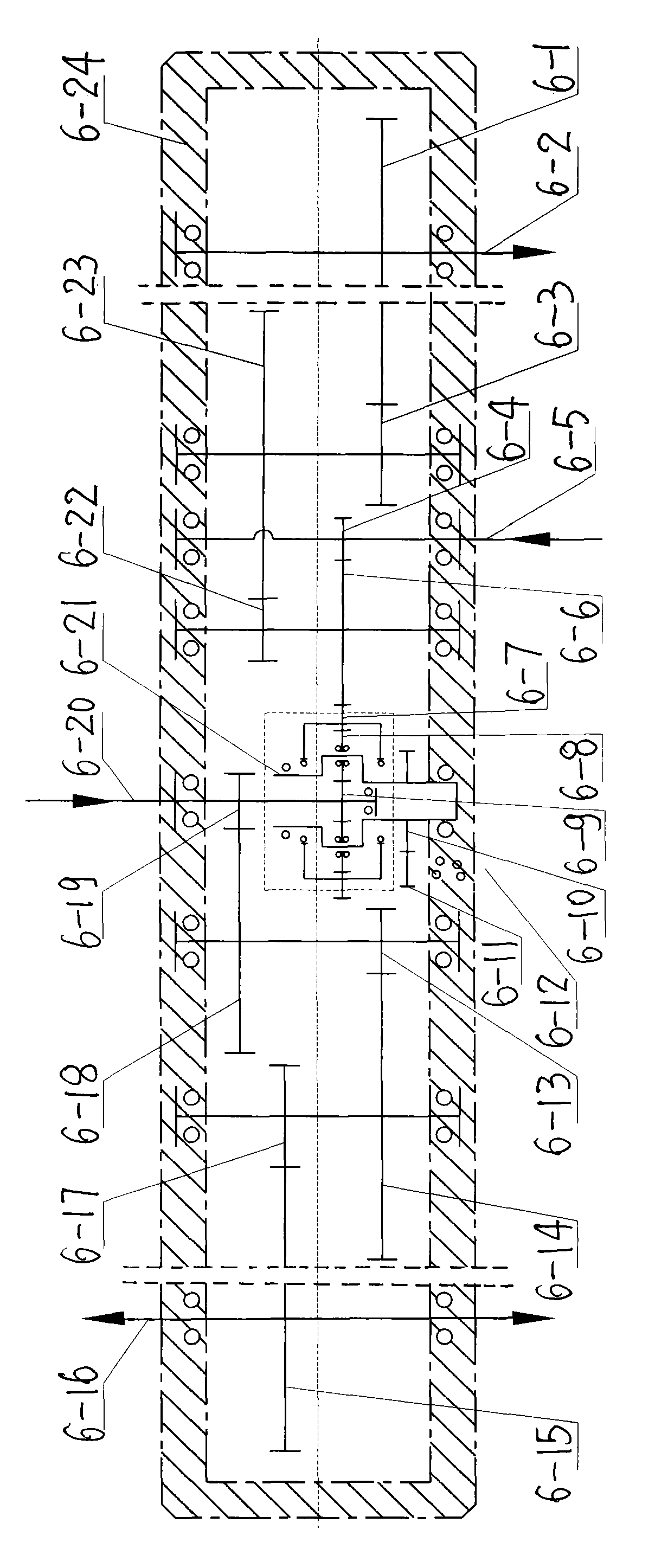 Planetary transmission hoisting mechanism used for charging crane and operation method thereof