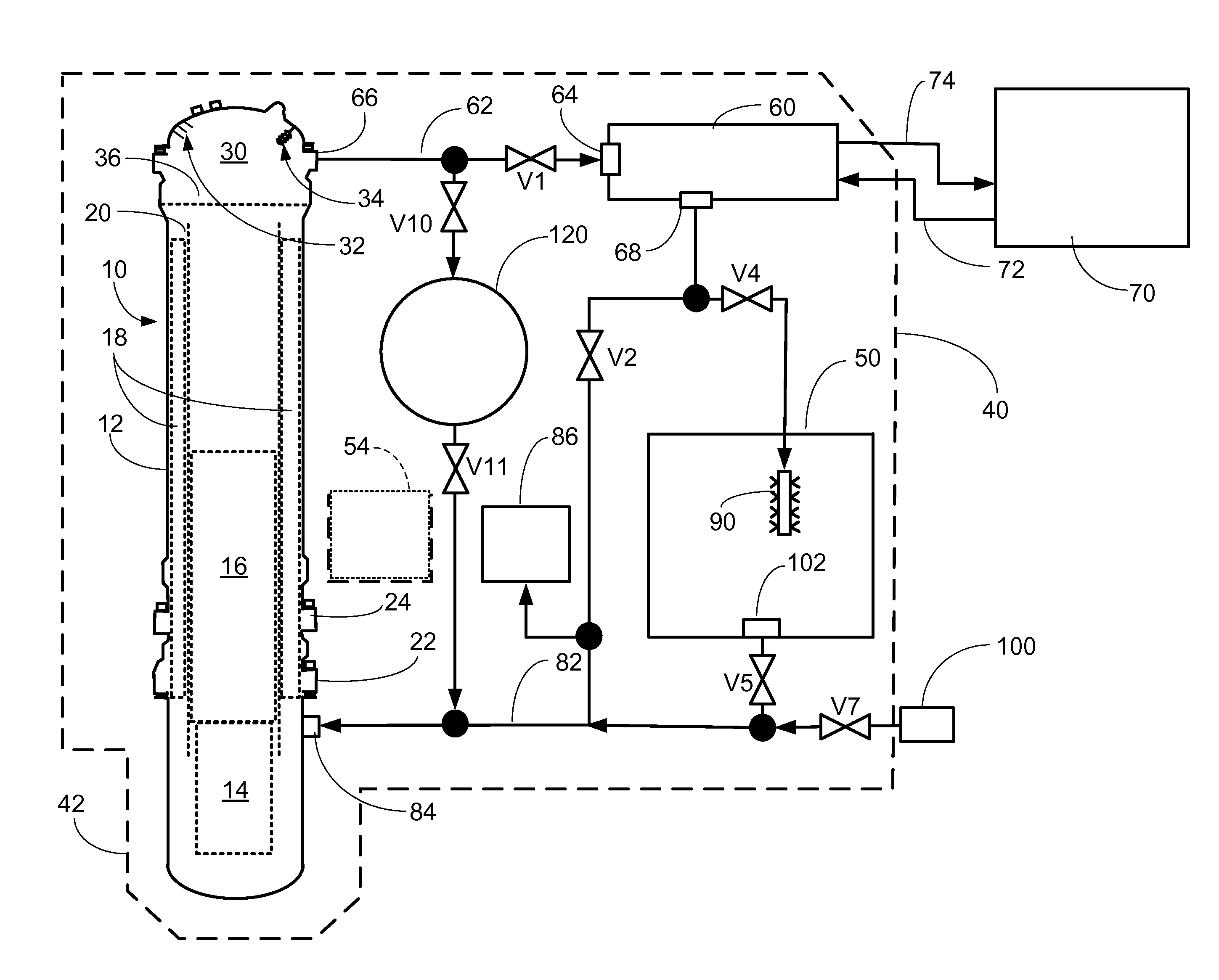 Emergency core cooling system for pressurized water reactor
