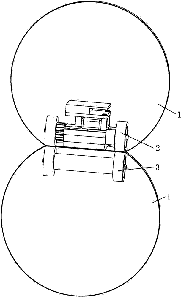 Modular spherical soft robot connected by magnetic force