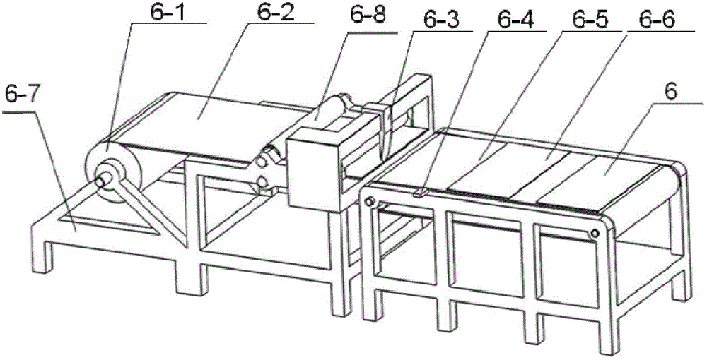 Industrial robot automatic laminating system for fiber sheets