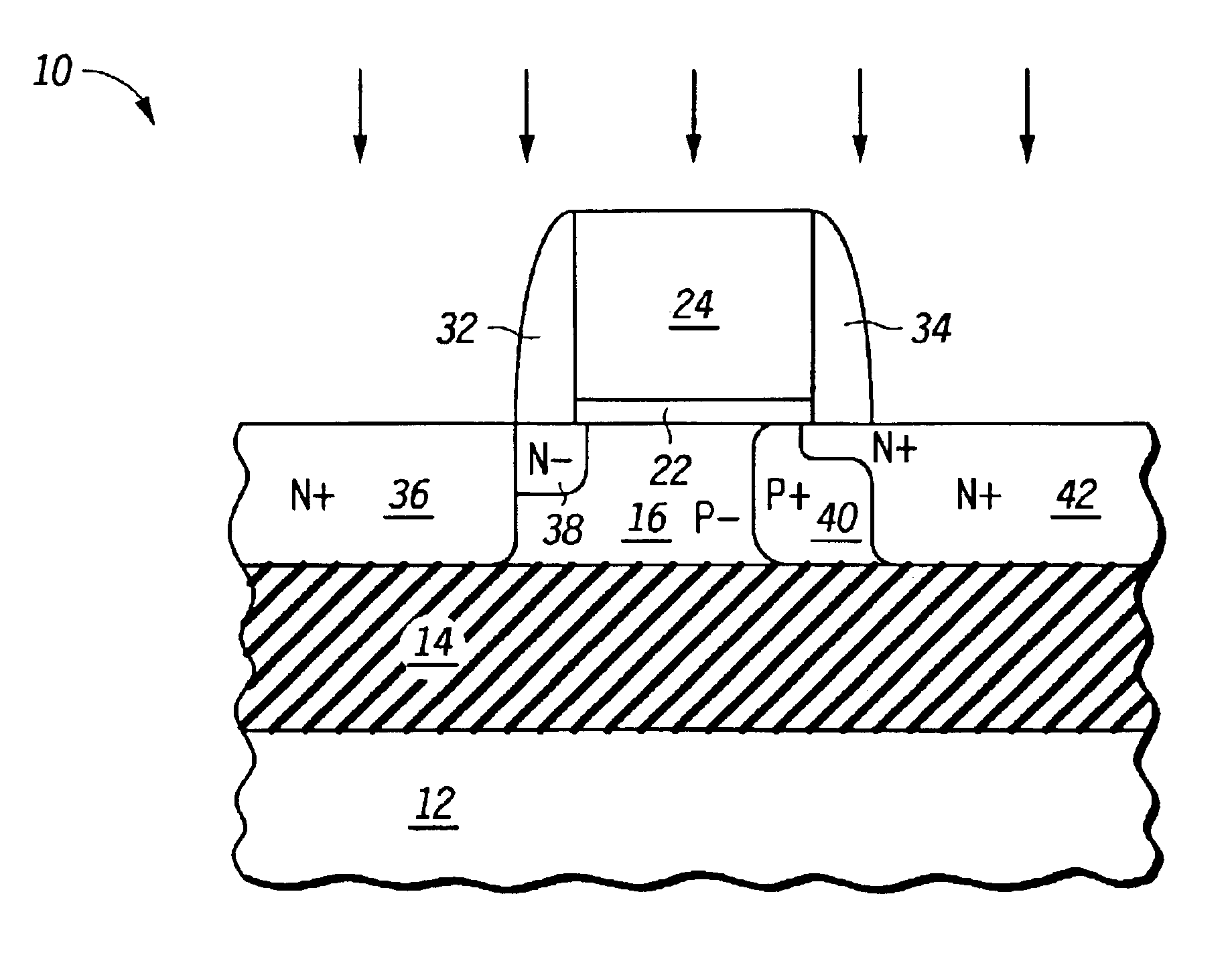 One transistor DRAM cell structure and method for forming