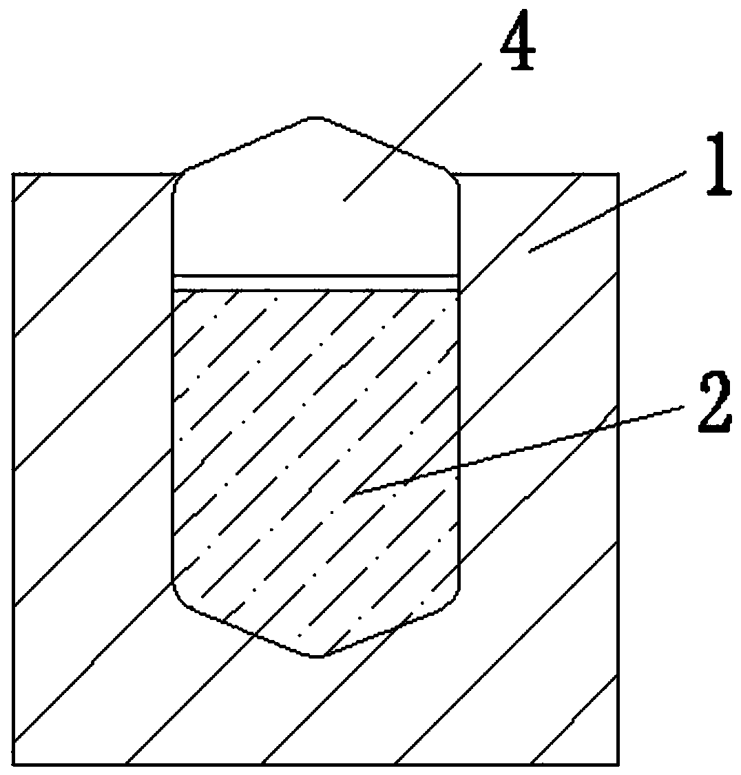 A seamless patch pocket structure