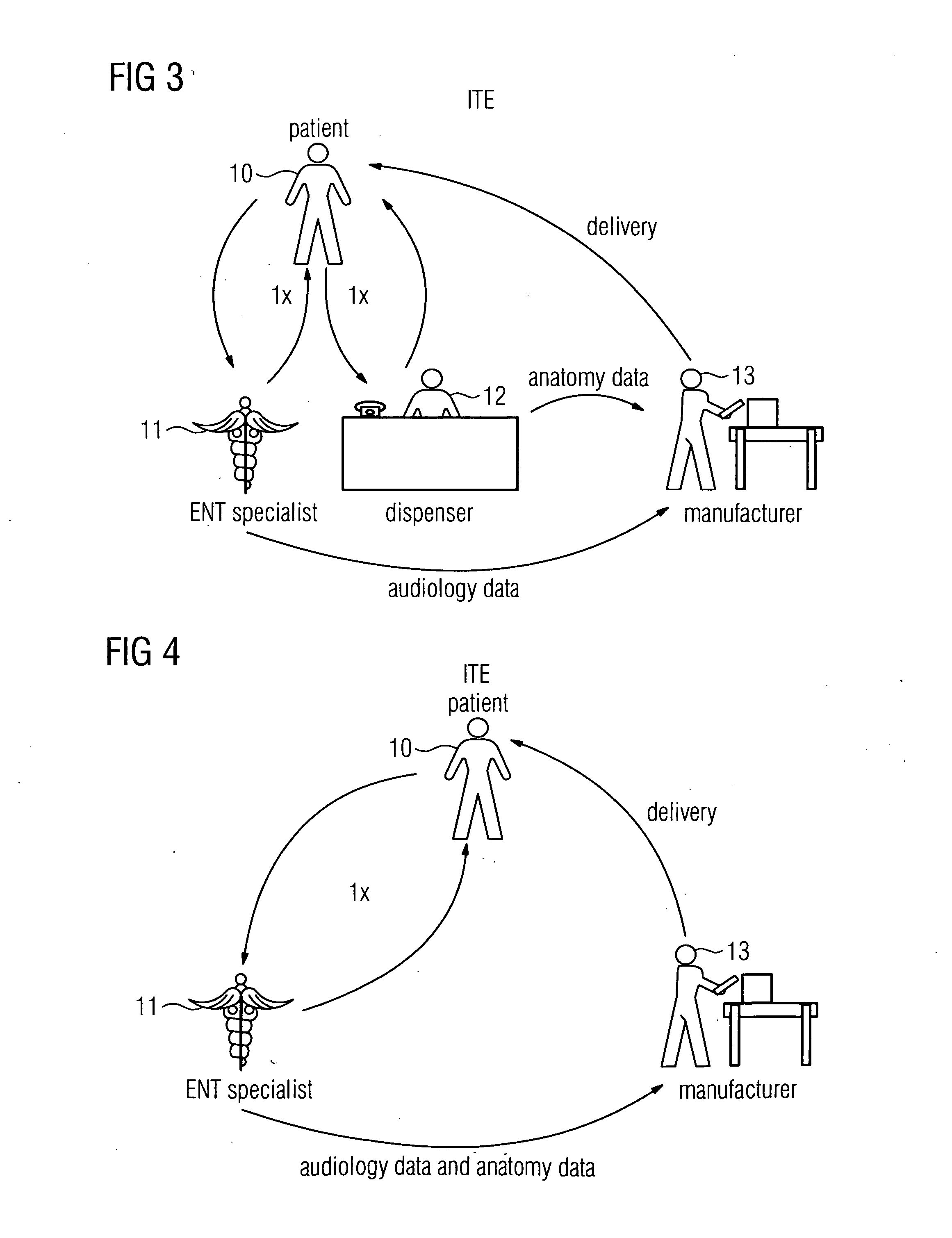 Method for adapting a hearing aid by a perceptive model