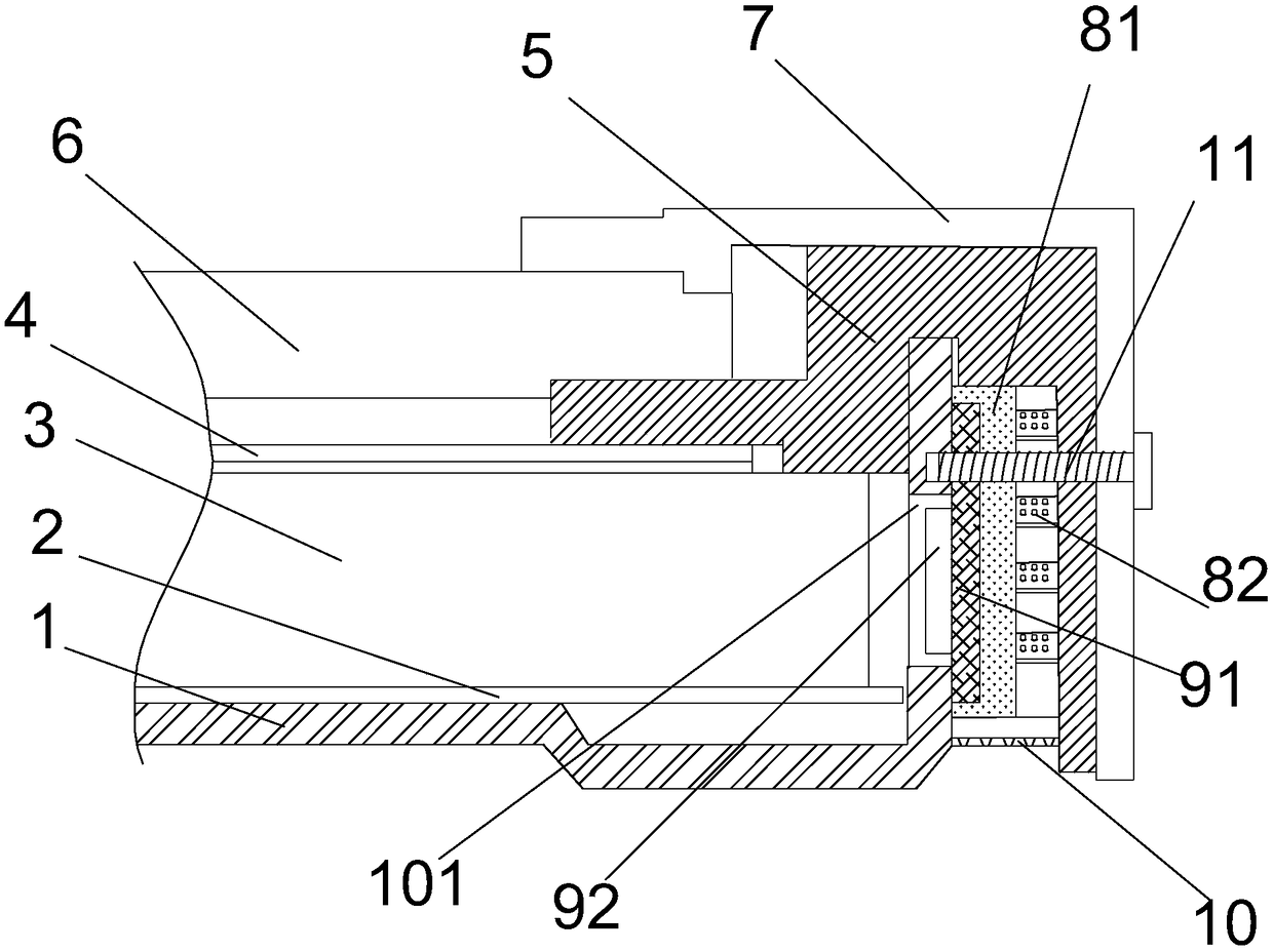 Novel liquid crystal display module with cooling block