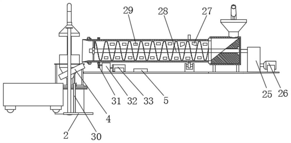 Internal and external rotary type grain damage-free dryer