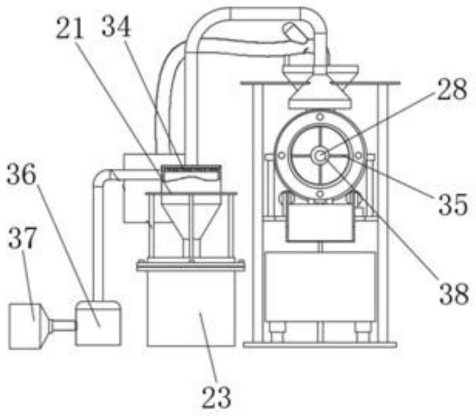 Internal and external rotary type grain damage-free dryer