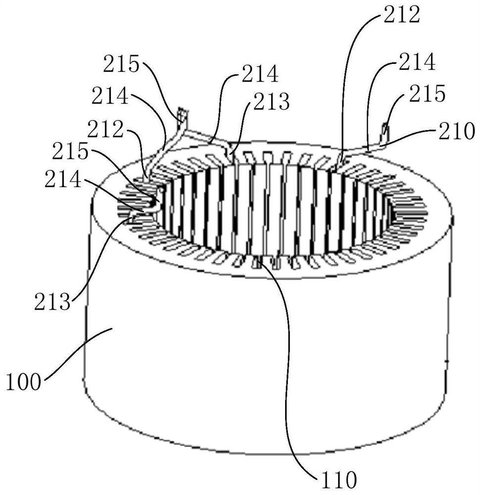 Stator assembly and motor