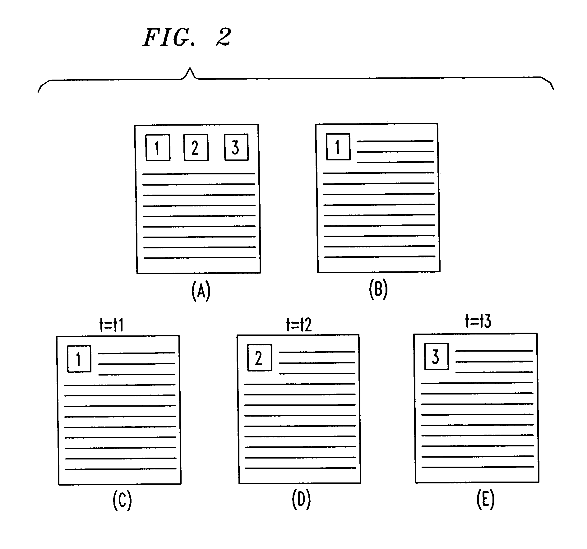 Method for providing a compressed rendition of a video program in a format suitable for electronic searching and retrieval