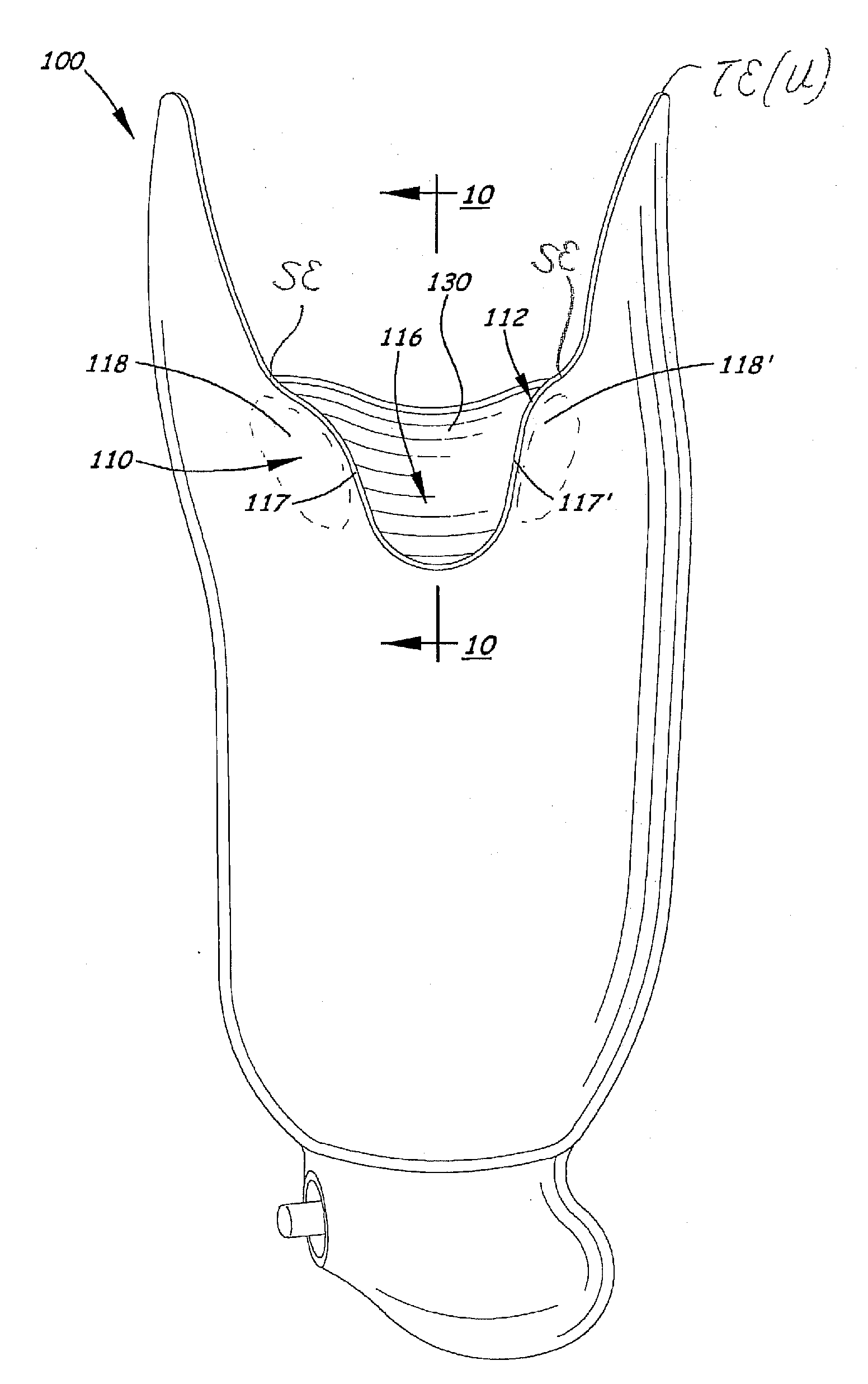 Transtibial socket for external prosthesis