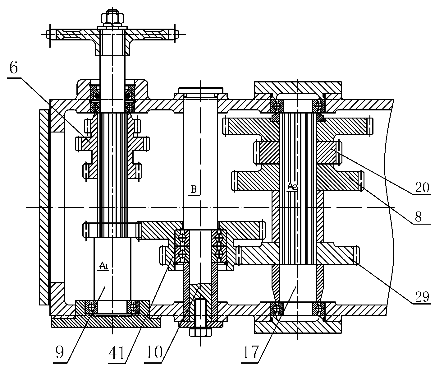 Multifunctional speed changing box