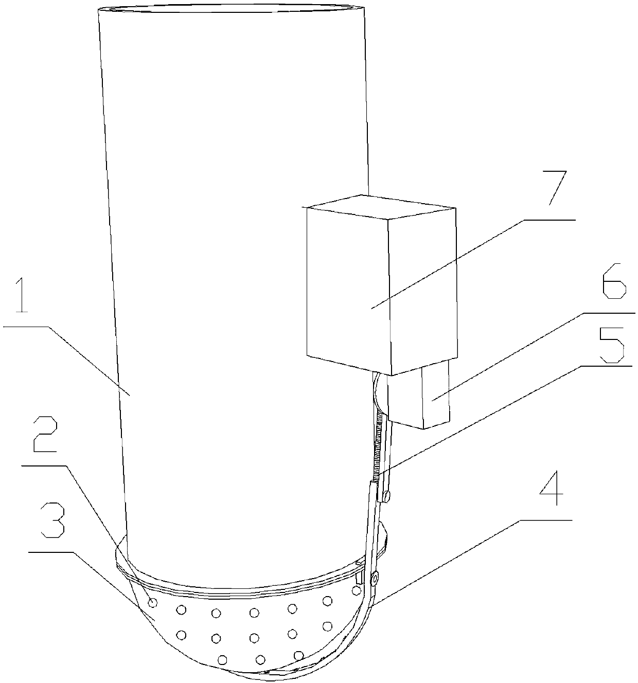 Infrared camera having dust collection structure