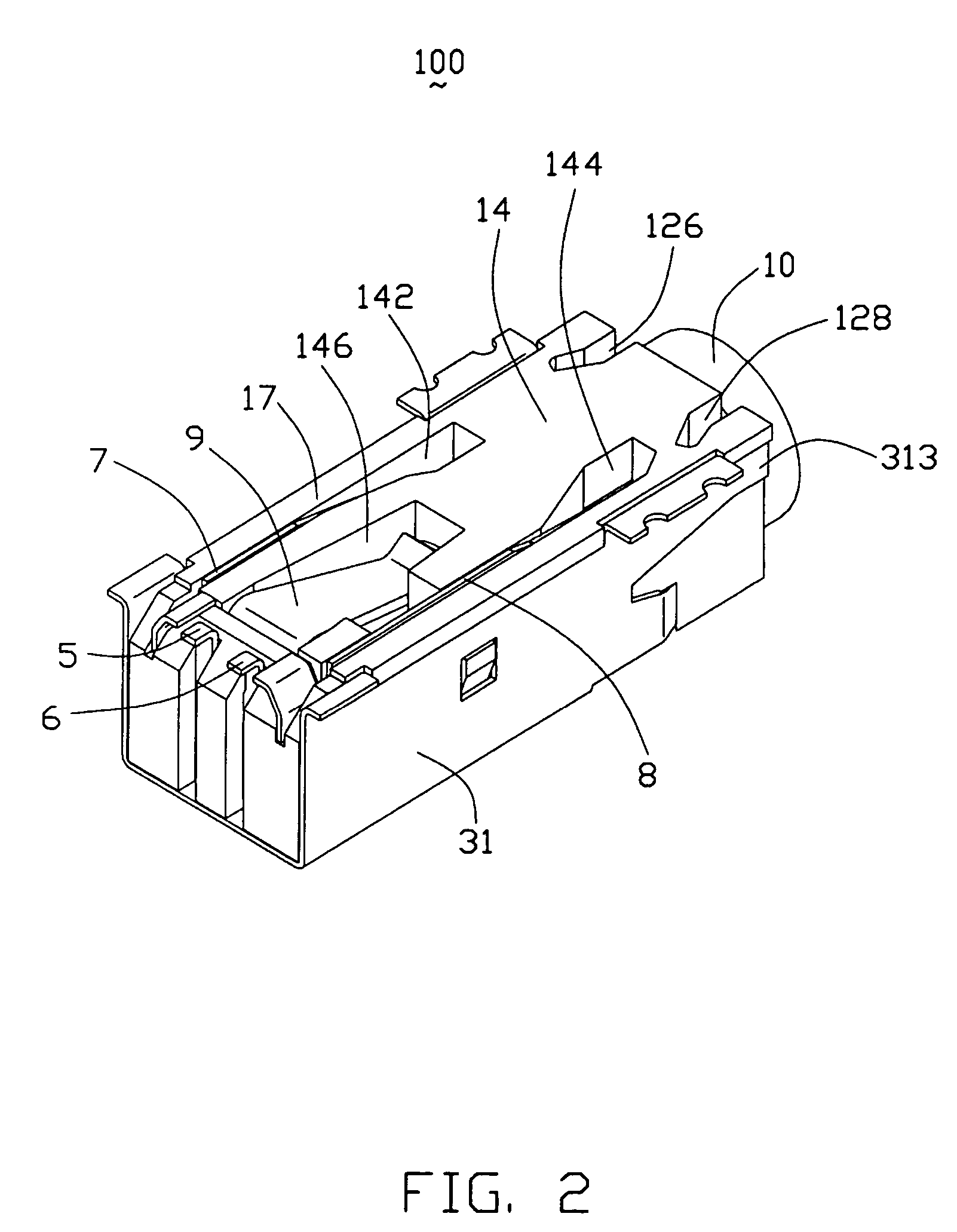 Electrical jack with improved grounding contact