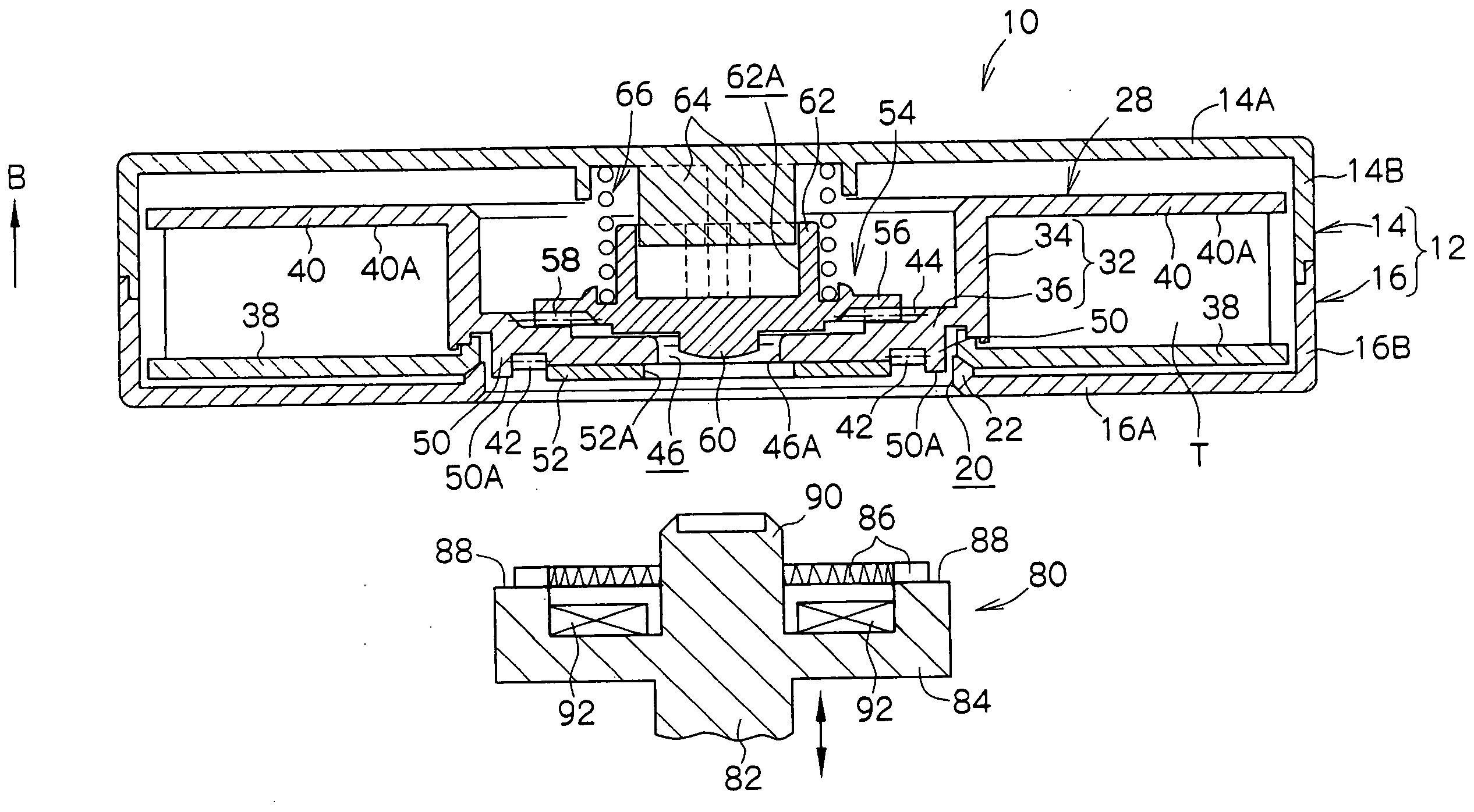 Reel, recording tape cartridge and method of manufacturing the reel