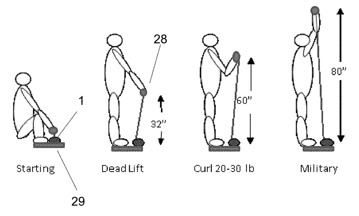 Compact smart phone enabled system for strength and endurance training