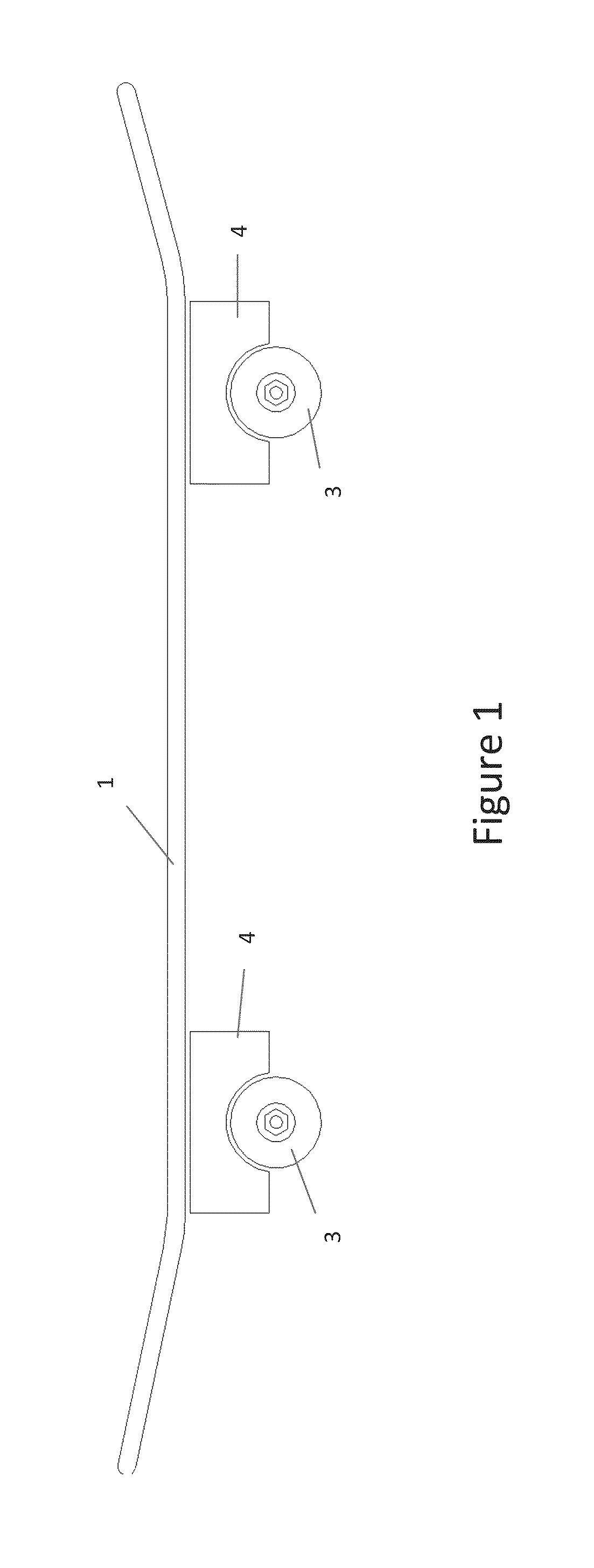 Device for limiting rotation of a wheel