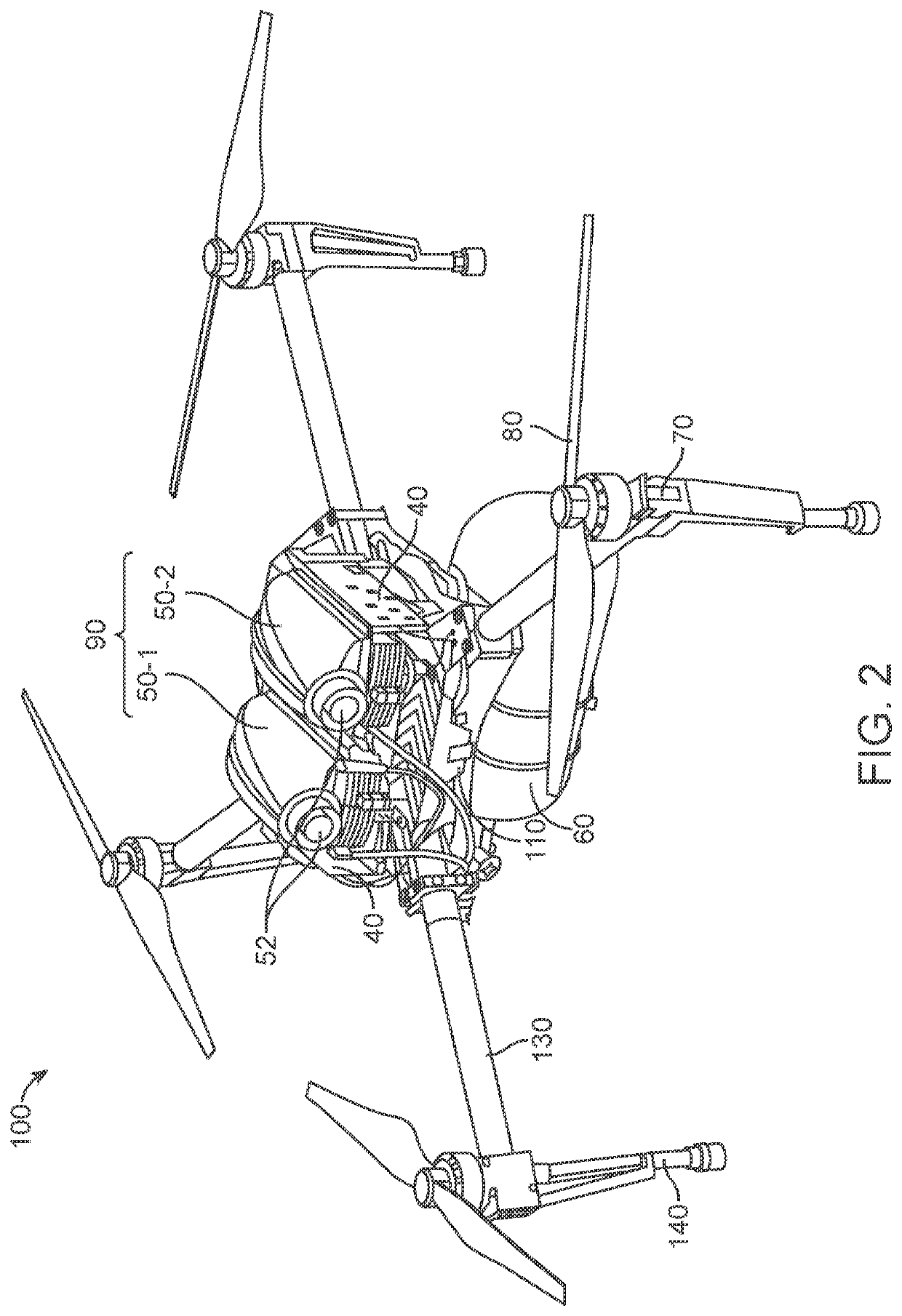 UAV having configurable fuel cell power system