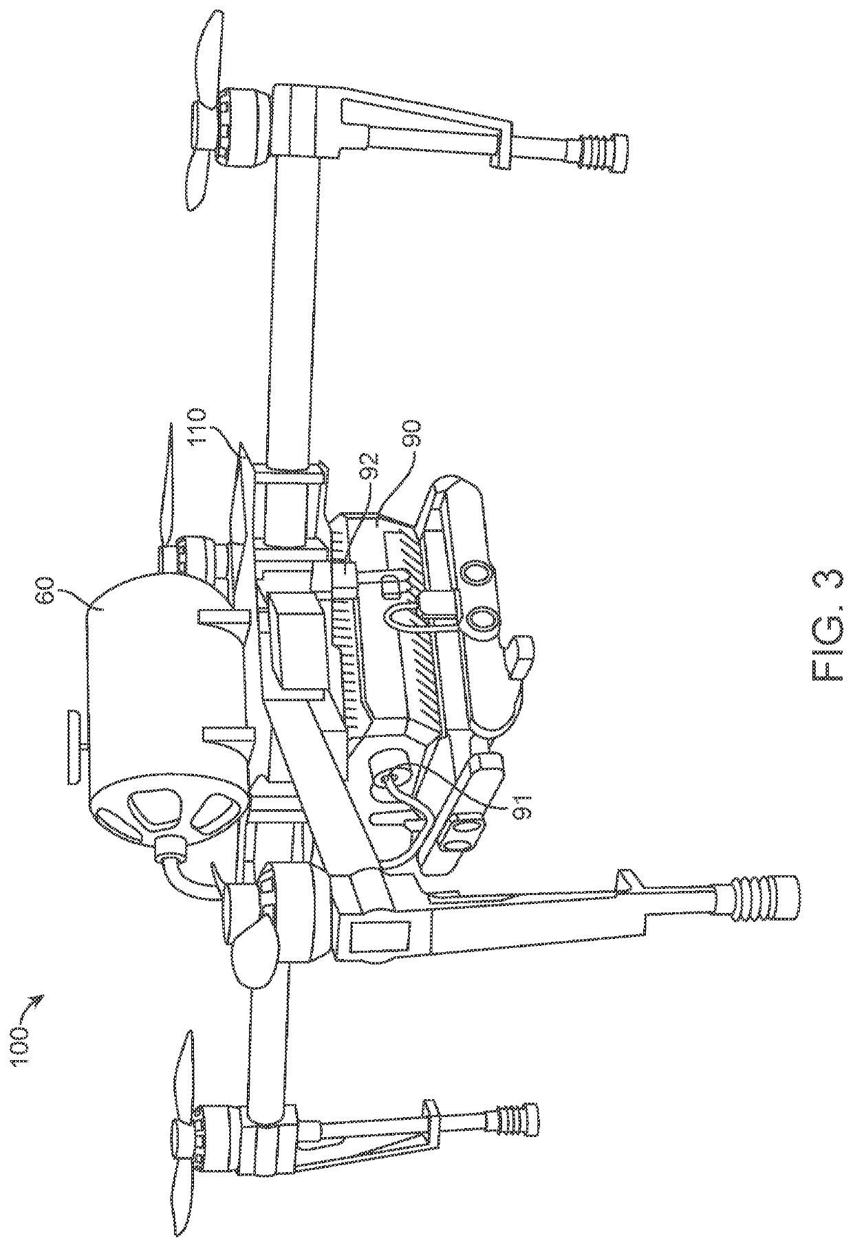 UAV having configurable fuel cell power system