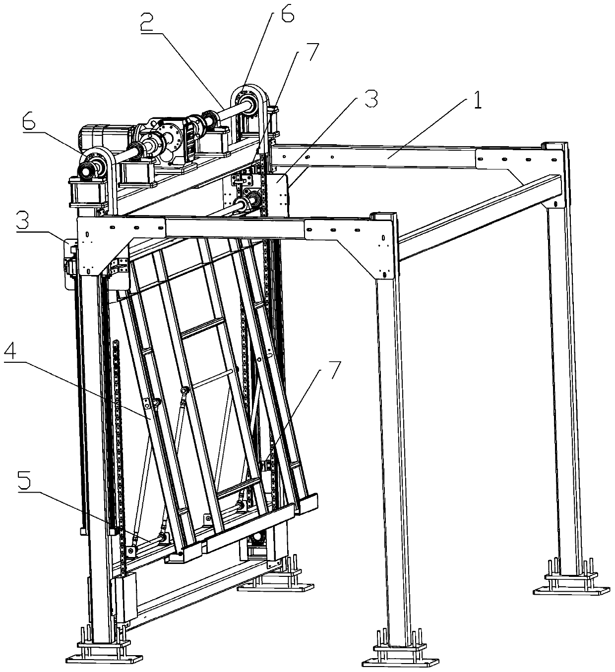 Full-automatic material pushing device